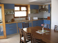 Kitchen and dining area