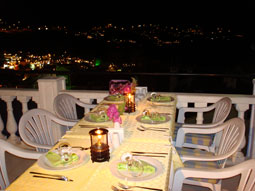 Dinner on the terrace