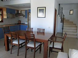Inside dining area